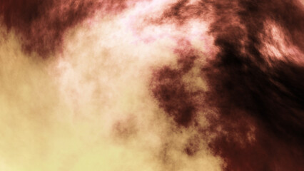 golden smoke. Gold clouds abstract background	