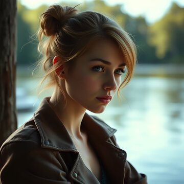 Annika pensive