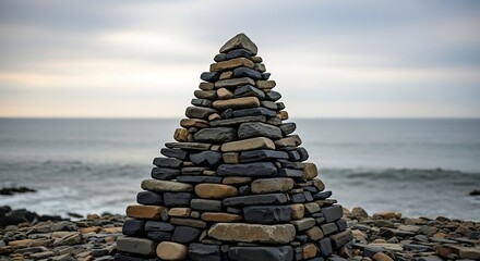Coastal Cairn Ocean View.