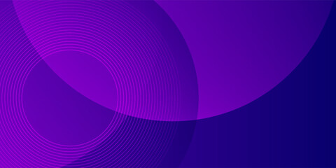 Minimal geometric background. Purple elements with fluid gradient. Dynamic shapes composition. Eps10