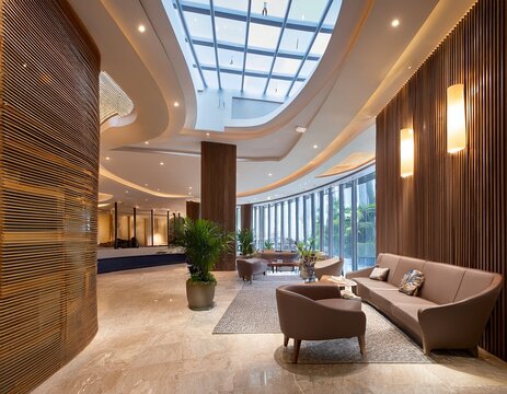 hyatt place hotel lobby is contemporary