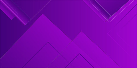 Minimal geometric background. Purple elements with fluid gradient.  ideal for social media, banner, card, advertisement. Vector illustration