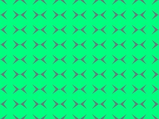 Abstract pattern of arrow shapes in green and gray.
