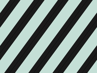 Diagonal black stripes on a pale blue background.