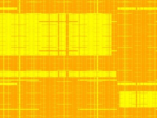 Abstract grid pattern in yellow and orange geometric design.