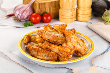 Grilled spicy chili chicken wings