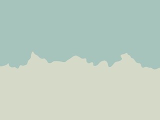 Minimalist abstract background with teal and beige shapes.