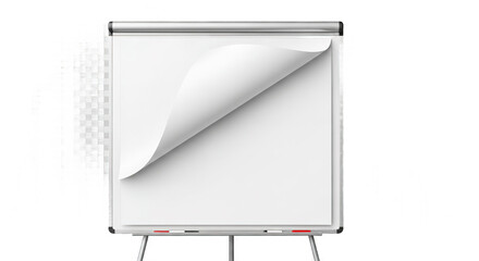 Blank Whiteboard Presentation Paper Flip Chart Studio