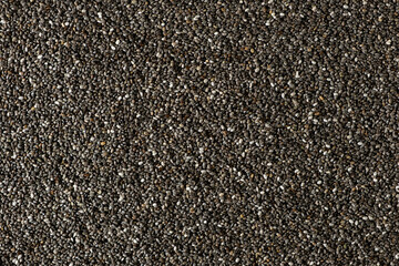 Macro Texture of Chia Seeds. Natural Grain Background.