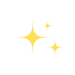 Sparkle Icon – Shiny Twinkle Star Symbol