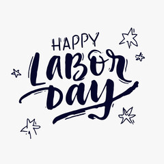 Happy Labor Day Closed Sign Vector Background for posters, flyers, business, company, retail store, social media