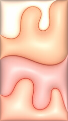 Colorful Abstract Fluid Shapes Background. Modern abstract background with smooth fluid shapes in pastel colors. Perfect for wallpapers, posters, web design, branding, and digital art projects