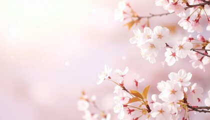Blossoming cherry flowers garden nature photography serene environment close-up view seasonal beauty