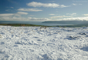 Winter in the Antrim Hills, County Antrim, Northern Ireland 