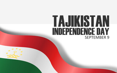 Vector graphic of Tajikistan Independence Day ideal for Tajikistan Independence Day celebration.