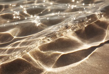Sunlit Ripples Dancing Across the Sandy Bottom