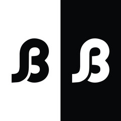 Letter B earphone monogram logo for music brand. © MdRuhul