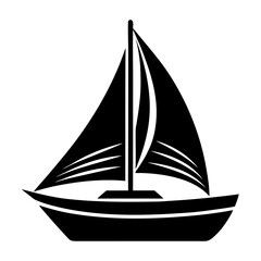 Black Silhouette Vector of Sailboat Isolated on White Background
Sailboat Silhouette Vector Illustration
Minimalist Sailboat Vector Design
Bold Black Sailboat Vector
