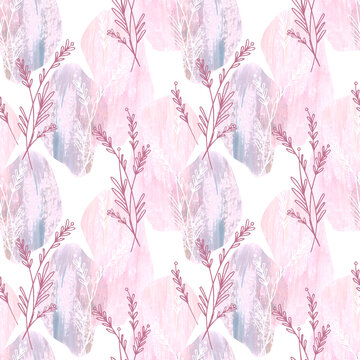Watercolor Floral Seamless Pattern