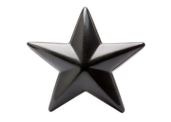 Fototapeta premium black star png image on transparent background