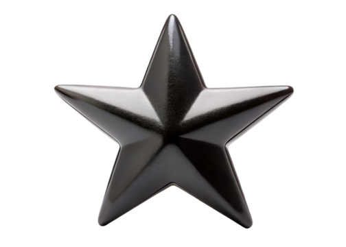 black star png image on transparent background
