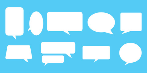 Set of yellow speech bubble collection .set of yellow speech bubble cartoon box icon set . speech bubble vector. comment box icon vector set . eps 10