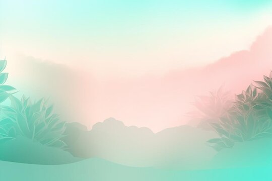 sunset in the mountains