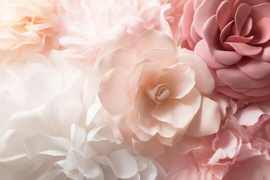 pink roses background