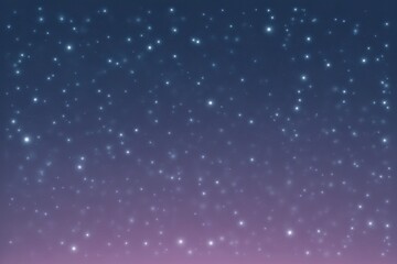 Obraz premium Vast cosmic expanse of twinkling stars against a gradient of deep blue to soft purple