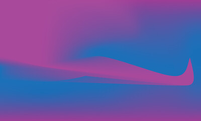 Bright rainbow color waves with a smooth blue and purple light vector design backdrop illustration