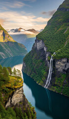 lake in the mountains