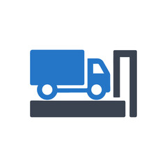 Warehouse Loading Dock Icon