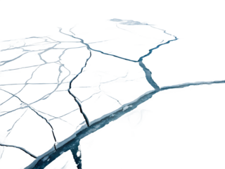 Transparent Frozen Crack Texture