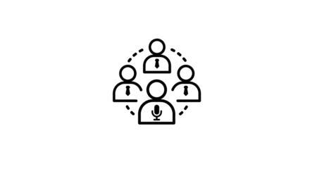 Team meeting people communication business conference collaboration partnership leadership group event on transparent background