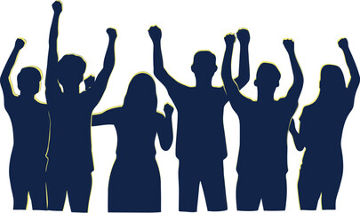 응원 하는 사람 