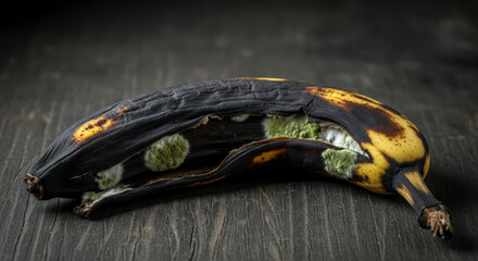 Rotten Banana, Spoiled Overripe Fruit