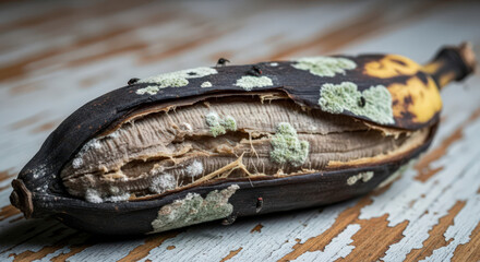 Rotten Banana, Spoiled Overripe Fruit