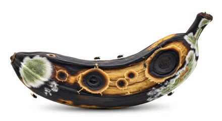 Rotten Banana, Spoiled Overripe Fruit