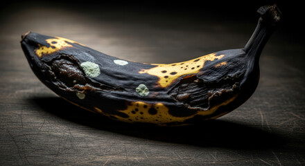 Rotten Banana, Spoiled Overripe Fruit