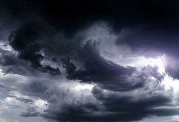 Obraz premium Blurred Swirl in the Clouds