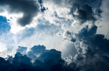 Dramatic Storm Clouds Background