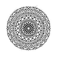 Infinity Mandala Icon Set | Spiritual Sacred Geometric Decorative Endless Pattern Design Collection