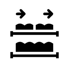 Layered Bed Icons Showing False Awakening Vector Outline Flat Glyph Minimal Editable Dream Sleep Design Icon Set