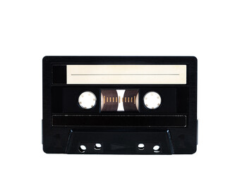 Old Audio Tape Cassette closeup