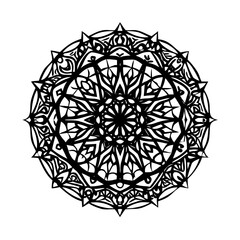 Ocean Mandala Vector Outline Flat Glyph Minimal Editable Decorative Spiritual Geometric Design Icon Set