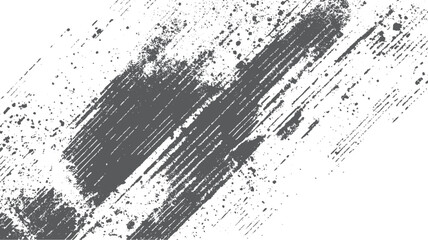 Grunge paint splatter texture with rough brush strokes and distressed ink splash for abstract artistic background design. Vintage worn smear, rustic dirty detail, retro creative art.