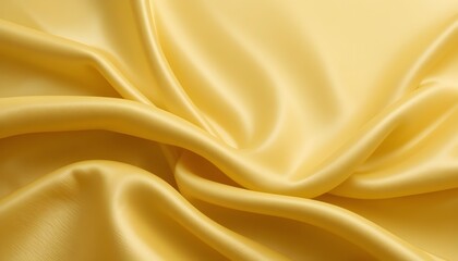 Fototapeta premium pale goldenrod abstract background. Silk satin velvet fabric. Elegant luxury rich