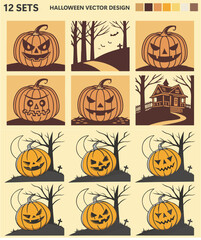 Halloween Jack O’Lantern Graphic Collection