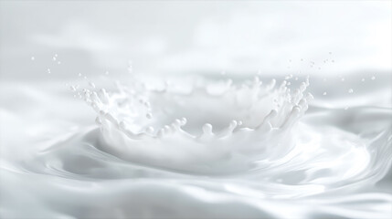 ミルククラウンが舞う水しぶきと一雫の乳液が織りなす透明感あふれるモイスチャー保湿液_潤いと保湿を実現するミルクの美容