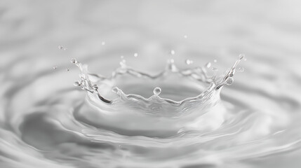 ミルククラウンが舞う水しぶきと一雫の乳液が織りなす透明感あふれるモイスチャー保湿液_潤いと保湿を実現するミルクの美容